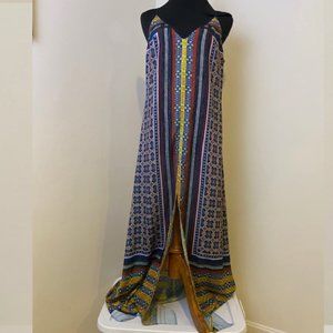 Clover Canyon aztec boho maxi sundress